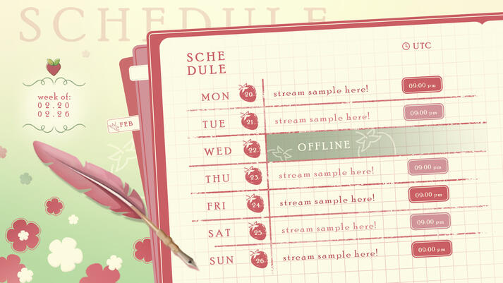 Schedule